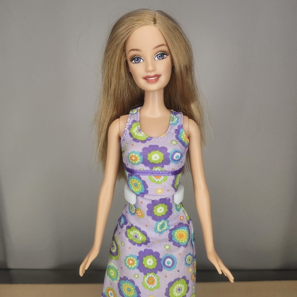2006 Chic Barbie purple dress Summer doll - Picture 1 of 9